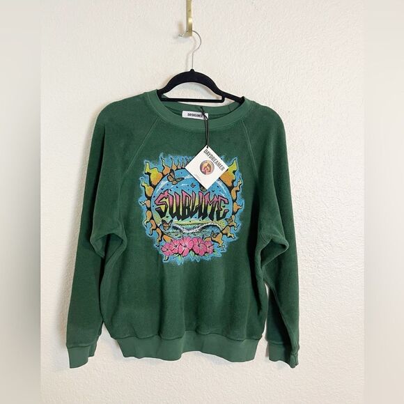 Daydreamer Sublime raglan French terry Sweatshirt. NWT - Picture 2 of 8